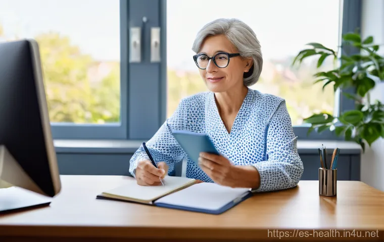 보건학과 디지털 건강 - **Prompt 1: Everyday Wellness with Wearable Tech**
    "A vibrant, eye-level shot of a person in the...