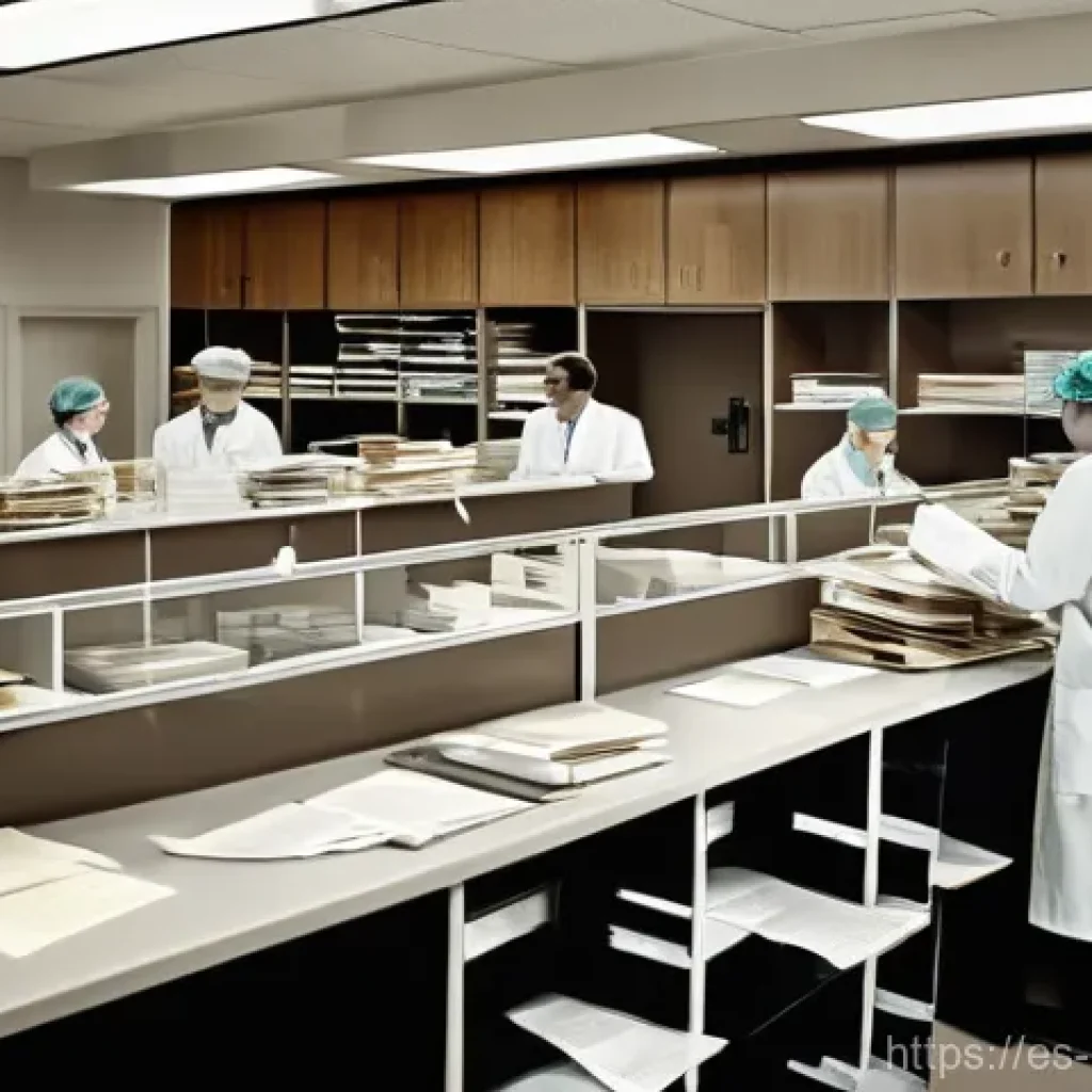 보건학에서의 건강 정보 시스템 - **Prompt:** A dynamic and illustrative image capturing the evolution of public health information sy...