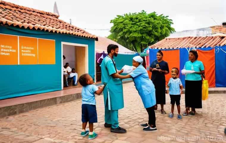 보건학에서의 건강 정보 시스템 - **Prompt:** A dynamic and illustrative image capturing the evolution of public health information sy...