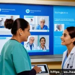 보건학과 글로벌 보건위기 - A modern Latin American rural clinic scene showcasing a diverse group of patients and healthcare pro...