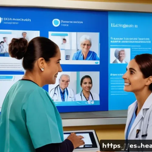 보건학과 글로벌 보건위기 - A modern Latin American rural clinic scene showcasing a diverse group of patients and healthcare pro...